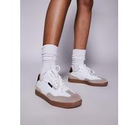 Steve Madden - Emporia - Sneakers stringate bianche-Nero 38