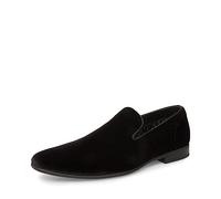 Steve Madden Laight, Mocassino Uomo, Velluto Nero, 44 EU