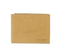 steve madden Leather RFID Wallet Extra Capacity Attached Flip Pocket Portafogli, Tan (antiquaria), Taglia Unica Uomo