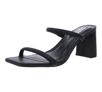 Steve Madden Lilah Sandalo con tacco da donna, nero, 38 EU