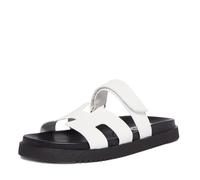 Steve Madden Mayven, Sandali a Ciabatta Donna, Bianco e Nero, 41 EU