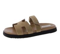 Steve Madden Mayven - Sandali scorrevoli da donna, grigio bruno/tortora scamosciato., 41 EU