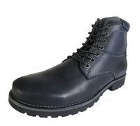 Steve Madden Mens Crosserr con Lacci Scarpa Stivaletto, Nero Pelle, us 7.5