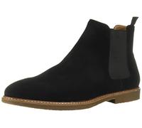 Steve Madden Men's Highline Chelsea Boot, Black Suede, 14 M US