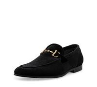 Steve Madden Men's Madly Loafer, Black Velvet, 11
