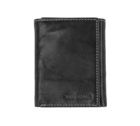 steve madden Men's RFID Leather Trifold Wallet, Nero (Antiquität). (Nero) - N80002/08RF-08-One Size