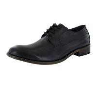 Steve Madden Mens Scarpe Oxford Lace Up Boxxeer, Pelle Nera, US 9