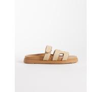 Steve Madden - Missile - Sandali con fascette in rafia naturale-Neutro 40