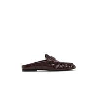 Steve Madden - Mocassini stile sabot arricciati bordeaux-Rosso 36