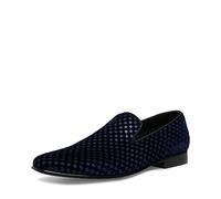 Steve Madden Mocassini Uomo Lifted, Velluto Blu., 43 EU