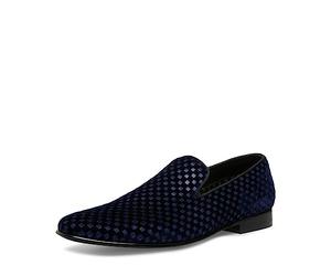 Steve Madden Mocassini Uomo Lifted, Velluto Blu., 43 EU