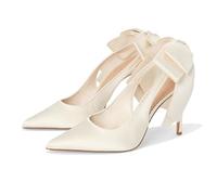 Steve Madden Pompe Teacup Donna, Raso Color Avorio., 37-38 EU
