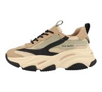 Steve Madden Possession-E Sneaker Low Top Donna Sportschuhe Beige 39 40