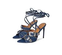 Steve Madden Saddle, Sandali Donna, Denim Multicolore, 37 EU