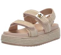 Steve Madden Sandali Bigmona Donna, Raffia naturale., 38 EU