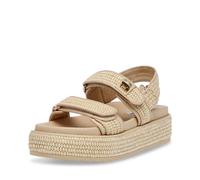 Steve Madden Sandali Bigmona Donna, Raffia naturale., 40 EU