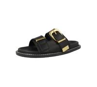 Steve Madden Arch-P Sandali Donna Neri in Pelle Flat Slip-On