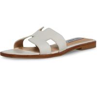 Steve Madden Sandalo Hadyn Donna, Pelle bianca, 36 EU