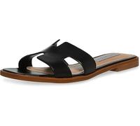 Steve Madden Sandalo Hadyn Donna, Pelle nera, 36 EU