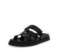 Steve Madden Sandalo Mayven Slide Donna, Pelle nera, 38/39 EU