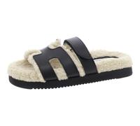 Steve Madden Sandalo Mayven Slide Donna, Pelliccia di, 40 EU