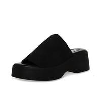 Steve Madden Slinky30 - Sandalo da donna con zeppa, nero, 39-40 EU