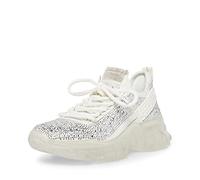 Steve Madden Sneaker Maxima Donna, Strass Bianchi Multicolore, 36-37 EU