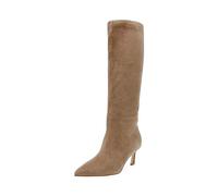 Steve Madden Stivali alti al ginocchio Lavan da donna, Pelle scamosciata color avena, 37 EU