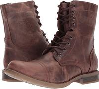 Steve Madden Stivali da uomo Troopah-c, Pelle marrone., 45 EU