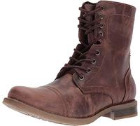 Steve Madden Troopah-c, Anfibi Uomo, Pelle Marrone, 43 EU