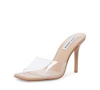 Steve Madden - Vestito da donna con scritta "Signal Dress, Bianco (Trasparente), 38.5 EU