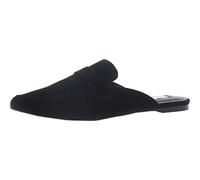 Steve Madden Women's Flavor Flat Mule, Black Suede, Size 9.5