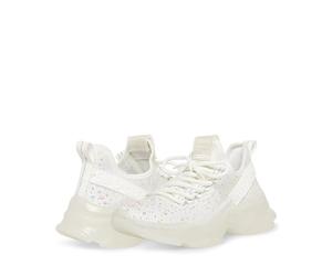 Steve Madden Women's Maxima Sneaker, Perla Bianca, 38 EU