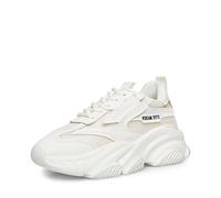 Steve Madden Women's Possession Sneaker, White, 6.5