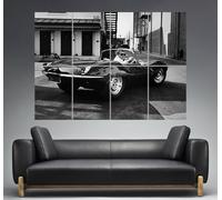Steve Mcqueen Classico Car Vintage Fotografica Arte locandina Grande Formato A0