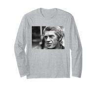 Steve McQueen Il Grande Attore di Fuga 1969 Maglia a Manica