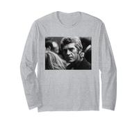 Steve McQueen Il Grande Attore di Fuga e Motociclista 1969 Maglia a Manica