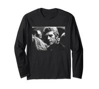 Steve McQueen Il Grande Attore di Fuga Motociclista 1969 Maglia a Manica