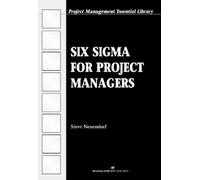 Steve Neuendorf Six Sigma for Project Managers (Tascabile)