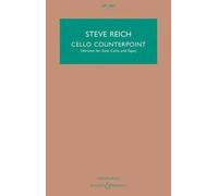 Steve Reich Cello Counterpoint (Tascabile)