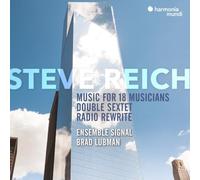 Steve Reich Steve Reich: Music for 18 Musicians/Double (CD) (PRESALE 28/08/2026)