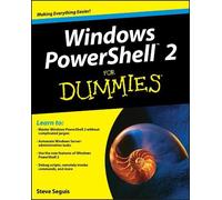 Steve Seguis Windows PowerShell 2 For Dummies (Tascabile)
