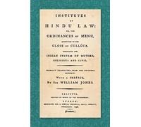 Steve Sheppard Sir William Jones Institutes of Hindu Law (Copertina rigida)