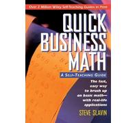 Steve Slavin Quick Business Math (Tascabile) Wiley Self-Teaching Guides