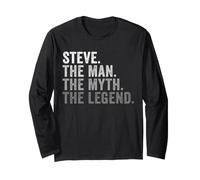 Steve The Man The Myth The Legend Nome Maglia a Manica