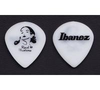 Steve Vai Firma Geroglifico Bianco Plettro Chitarra - 2005 Reale Illusions Tour