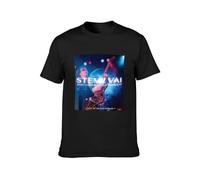 Steve Vai Where Other Wild Things Men's T-Shirt Graphic Printed Black Tee L
