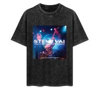 Steve Vai Where Other Wild Things Printed Tee Graphic Mens T-Shirt Black XXL