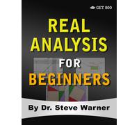 Steve Warner Real Analysis for Beginners (Tascabile)