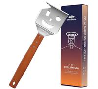 STEVEN-BULL S Spatola Barbecue 7 in 1, Utensili Barbecue Unici, Accessori Barbecue per Campeggio Esterno, Barbecue, Regali per Uomo